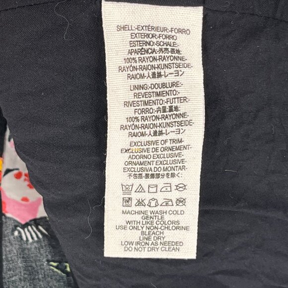 Free People Greatest Day Smocked Dress Womens XS Black Floral Midi - Picture 6 of 7